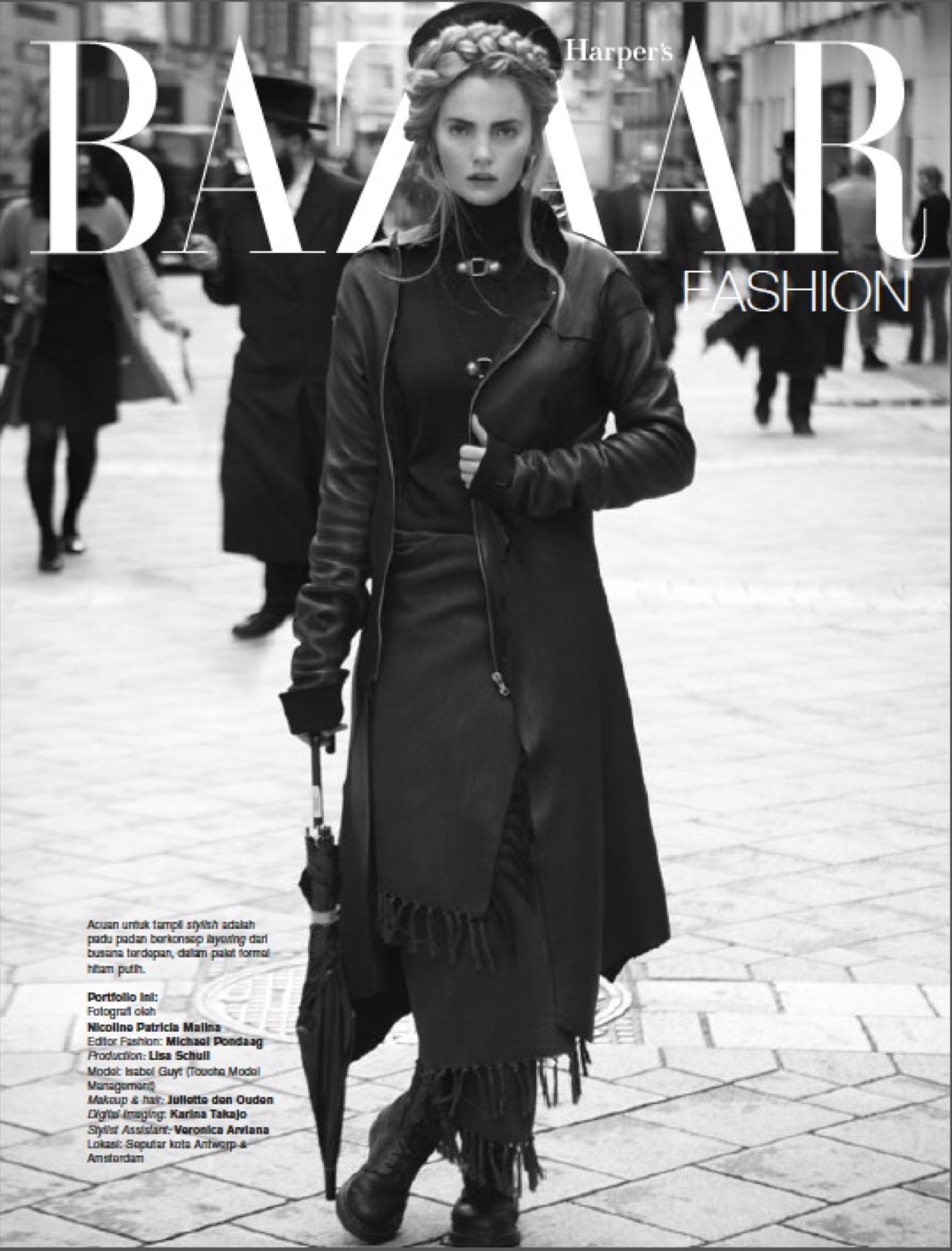 Editorial hair and make-up by Juliëtte den Ouden